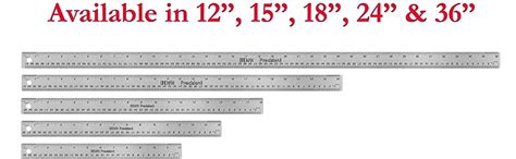 precision steel ruler measurement